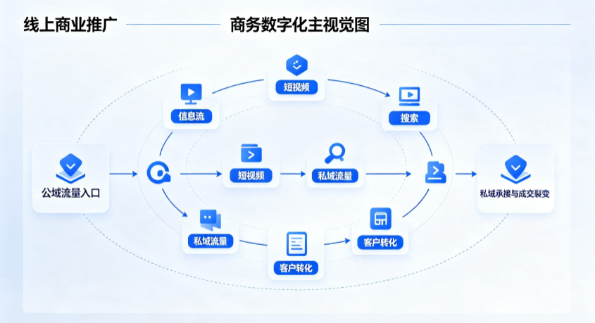 来安县线上商业推广怎么做？全域流量闭环搭建与低成本转化实战指南